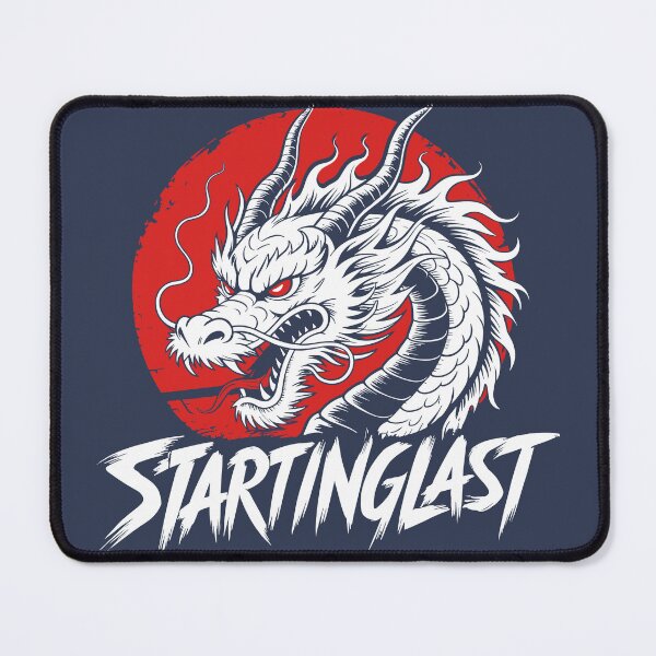Item preview, Starting Last Dragon Red Sun Japanese Streetwear Graphic Design designed and sold by CLUB SODA KID DESIGNS.