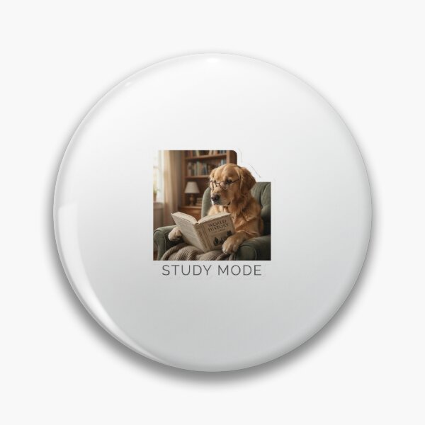 Item preview, Study Dog Sticker – Smart Pet designed and sold by SainiArt19.