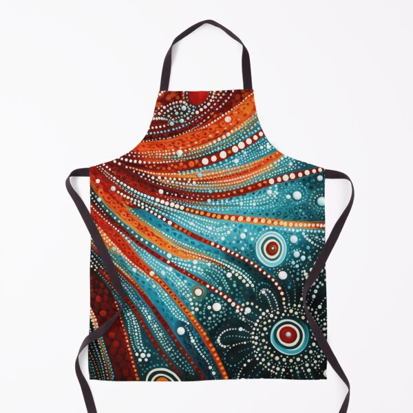 Item preview, Aboriginal Inspired Dot Art - The Serenity of Fire and Cold designed and sold by GrinGalore.