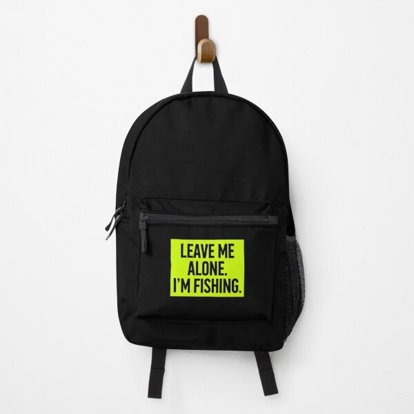 Item preview, Leave Me Alone I’m Fishing Funny Introvert Angler Design – Minimalist Fishing Quote Gift for Fishermen & Outdoor Lovers designed and sold by Ladys-Gents.