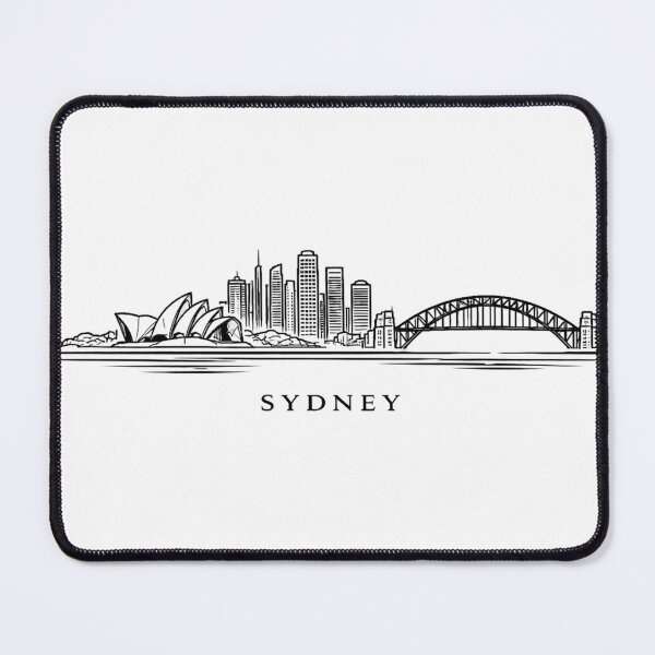 Item preview, Sydney Line Art | Sydney Skyline Outline | Opera House Harbor Bridge Minimalist Illustration designed and sold by CLOUTKULT.