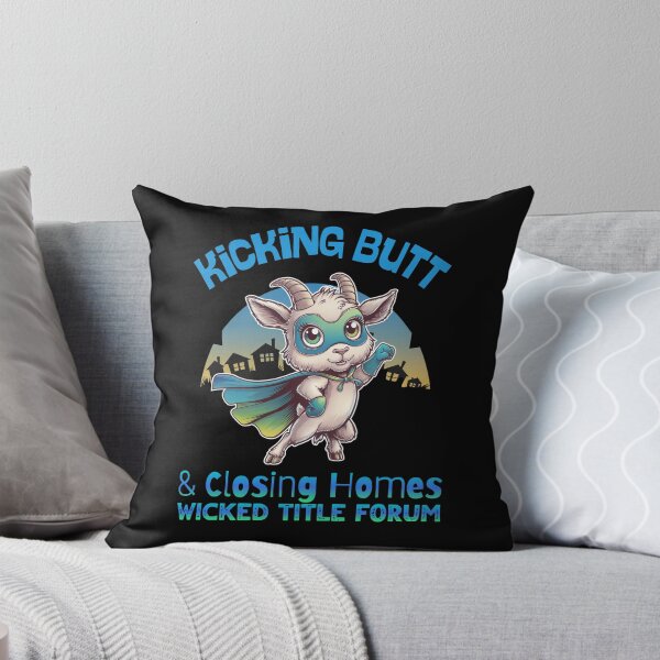 Item preview, Kicking Butt and Closing Homes – Superhero Goat for Real Estate designed and sold by Wicked Title.