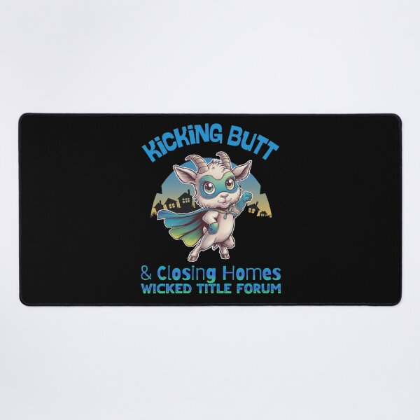 Item preview, Kicking Butt and Closing Homes – Superhero Goat for Real Estate designed and sold by Wicked Title.