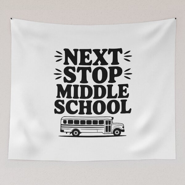 Item preview, Next Stop Middle School designed and sold by Frank Ring.