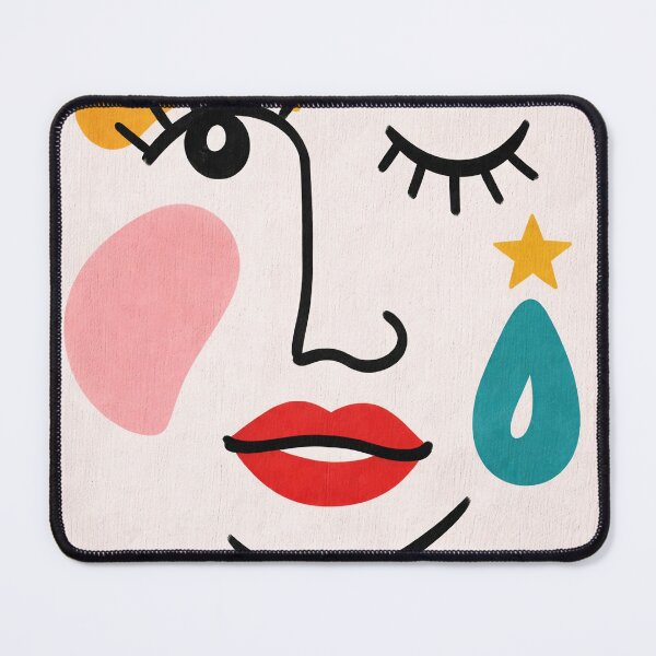 Item preview, Abstract Face with Star designed and sold by pirevona.
