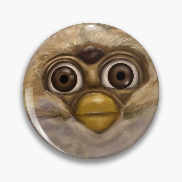 Item preview, Furby Has Seen Stuff - Retro 90s Aesthetic Art designed and sold by Lisa Loop Art.