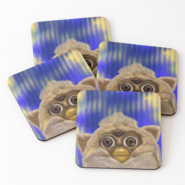 Item preview, Furby Has Seen Stuff - Retro 90s Aesthetic Art designed and sold by Lisa Loop Art.
