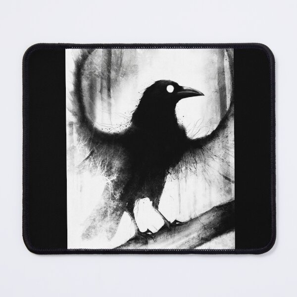 Item preview, Shadow Raven Awakening Dark Gothic Art designed and sold by GraveyardGlam.