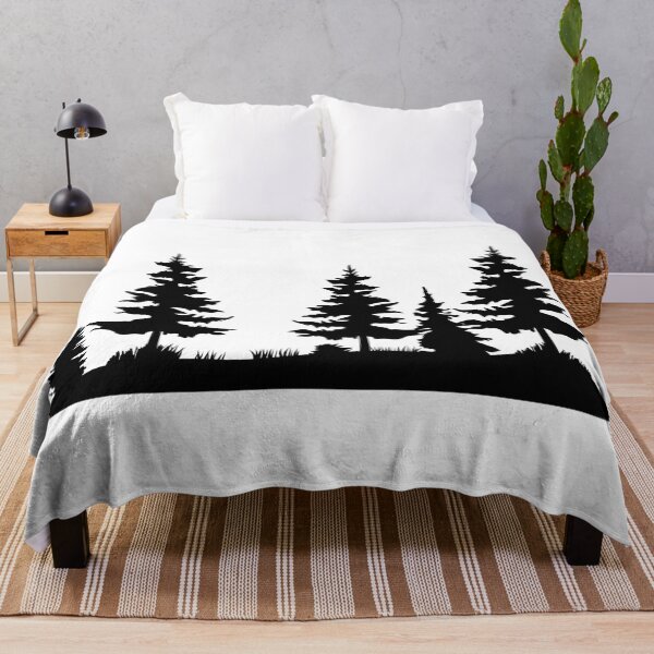 Item preview, Pine Forest Silhouette  designed and sold by MagnoliaLake.