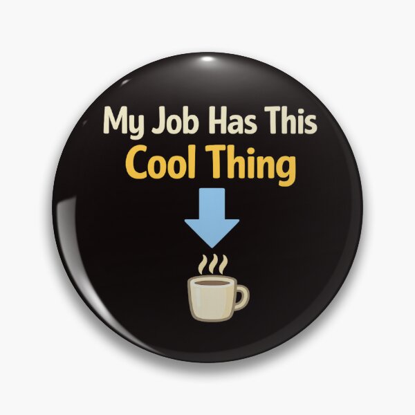 Artikelvorschau, Minimalistisches, lustiges Arbeitsshirt – Mein Job hat diese coole Sache: Kaffeedesign entworfen und verkauft von FrameFlow.