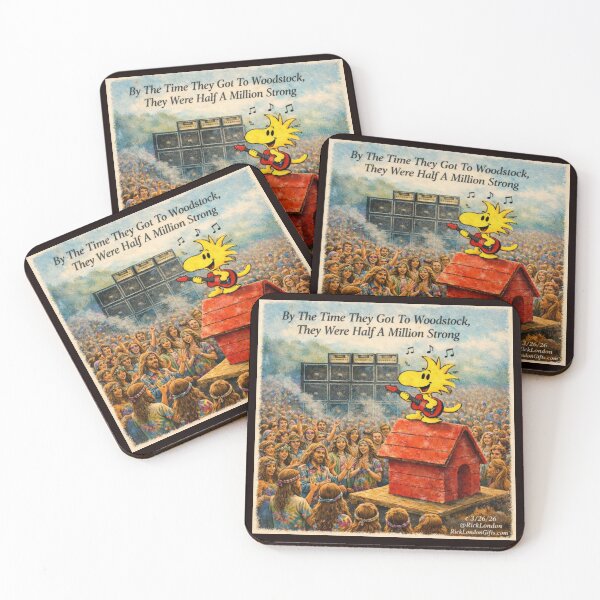 Item preview, Woodstock Bird Takes the Stage – Retro Festival Cartoon designed and sold by Rick London Gifts.