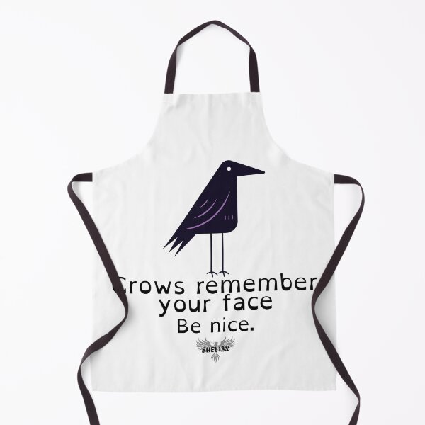 Item preview, Crows Remember your Face w/ Logo - Funny Crow Shirt for Bird Lovers and Corvid Fans designed and sold by Shel13X.