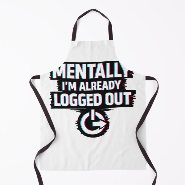 Item preview, Mentally I’m Already Logged Out – Funny Work Burnout Meme Shirt designed and sold by jahiggin.