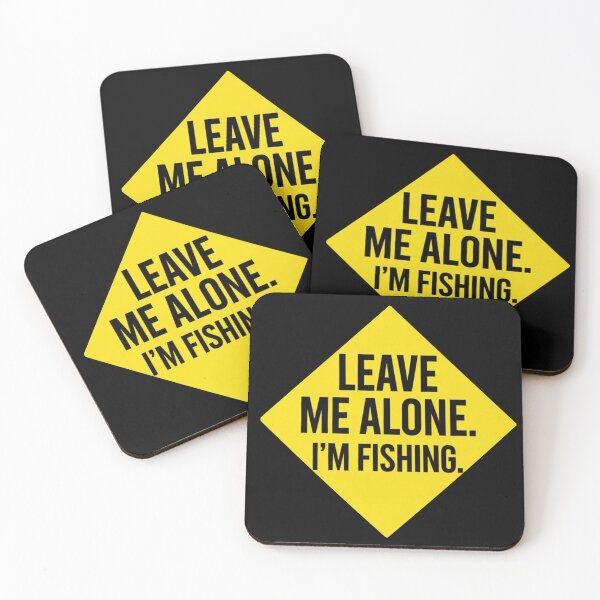 Item preview, Leave Me Alone I’m Fishing Quote – Funny Introvert Angler Design | Minimalist Fishing Humor for Lake Fishing & Outdoor Lovers designed and sold by Ladys-Gents.