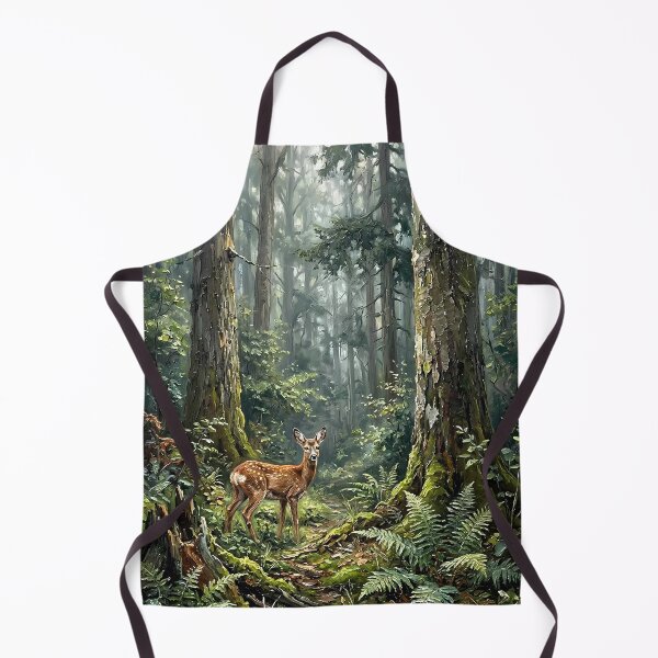 Item preview, Roe Deer Fawn In Deep Woodland designed and sold by Vista Atelier.