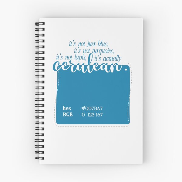 Item preview, It's actually cerulean | the devil wears prada designed and sold by Pinu92.