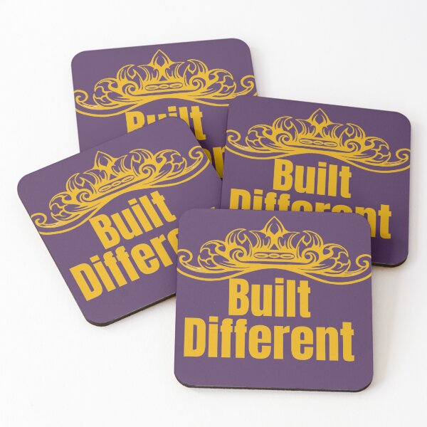 Item preview, Built Different Bold Attitude Quote Design designed and sold by PrataeAesthetics.