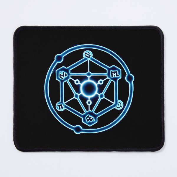 Item preview, Crop circle neon blue designed and sold by MessageToEarth.