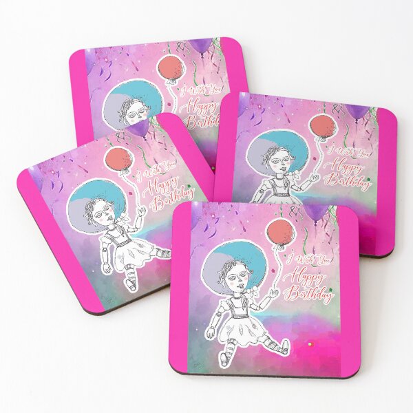 Item preview, Liza Doll Says Happy Birthday (Original Art Drawing by ACCI) designed and sold by VanyssaGraphics.