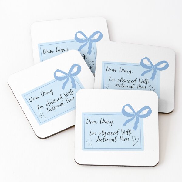 Item preview, Dear Diary: I’m Obsessed with Fictional Men designed and sold by emsstickersandsuch.