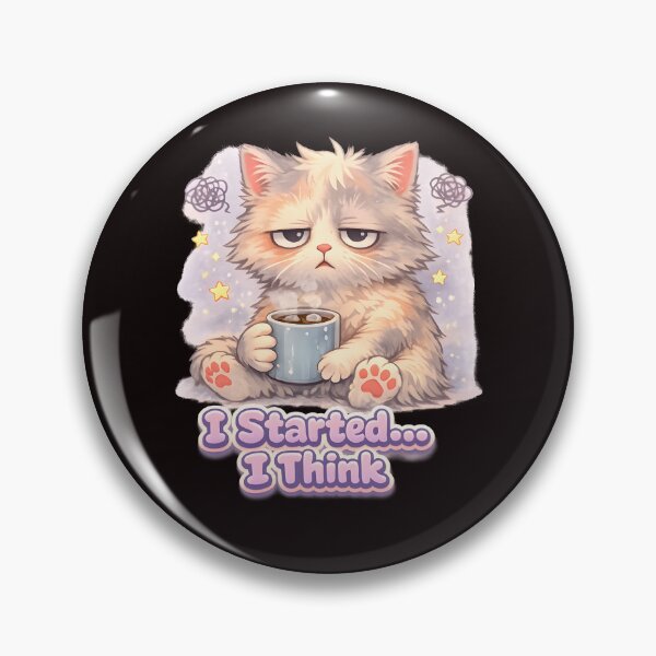Item preview, Cold Coffee Cat – Cute Procrastination Mood  designed and sold by Rawecz Studio.