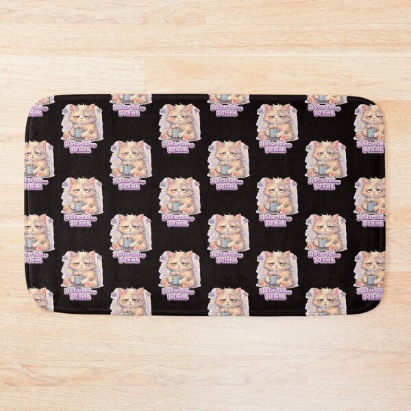 Item preview, Cold Coffee Cat – Cute Procrastination Mood  designed and sold by Rawecz Studio.
