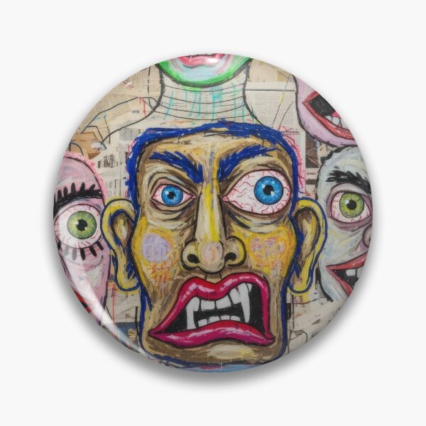 Item preview, Screaming Minds: Art Brut Portraits designed and sold by WallaceSilvaART.