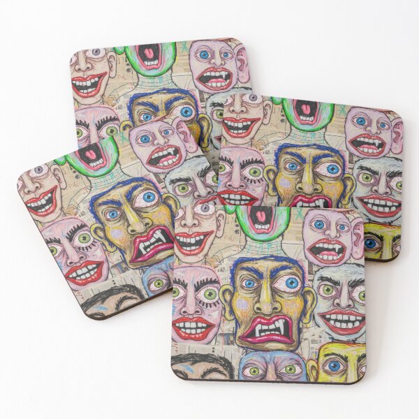 Item preview, Screaming Minds: Art Brut Portraits designed and sold by WallaceSilvaART.