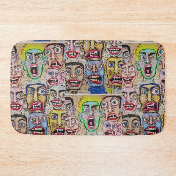 Item preview, Screaming Minds: Art Brut Portraits designed and sold by WallaceSilvaART.