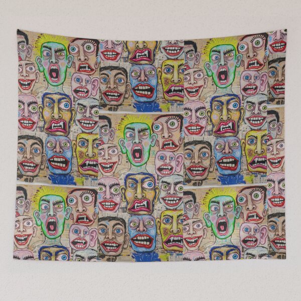 Item preview, Screaming Minds: Art Brut Portraits designed and sold by WallaceSilvaART.
