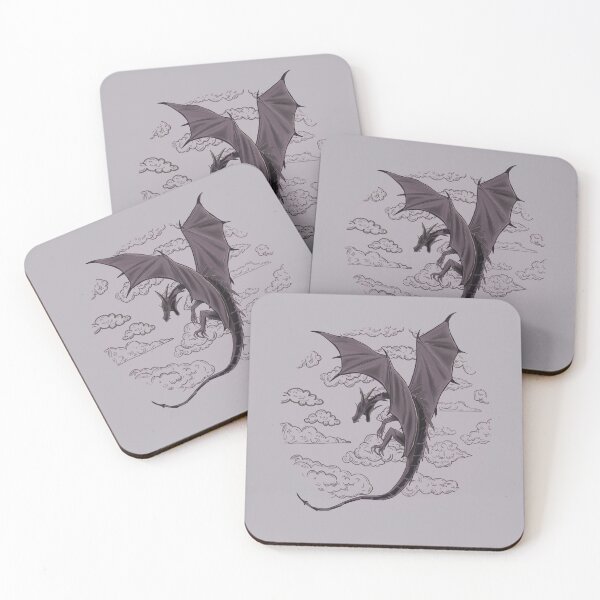 Item preview, Dragon in the Clouds - Purple Version designed and sold by Sophie Elaina Designs.