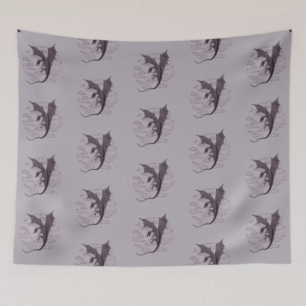 Item preview, Dragon in the Clouds - Purple Version designed and sold by Sophie Elaina Designs.