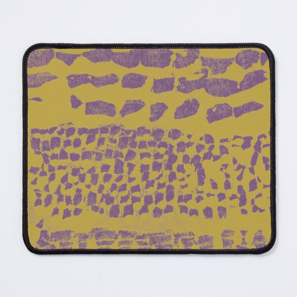 Item preview, Three Grains Textured Monoprint - Saffron + Plum designed and sold by Irene Estelle.