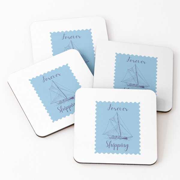 Item preview, Forever Shipping Stamp designed and sold by emsstickersandsuch.