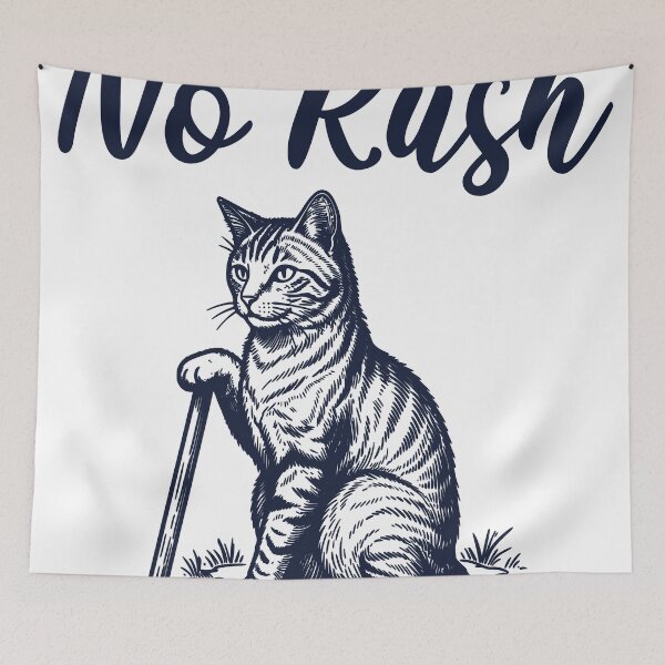 Item preview, No Rush Cat Shirt, Calm Slow Life Design, Vintage Style Cat Illustration, Relaxed Aesthetic Tee, Minimal Quote Shirt designed and sold by TeeVerse27.