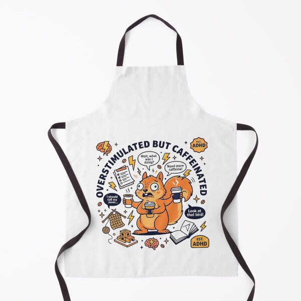 Item preview, ADHD Gift | Neurodivergent Coffee Lover Tee | designed and sold by CHAOS_CLUB.