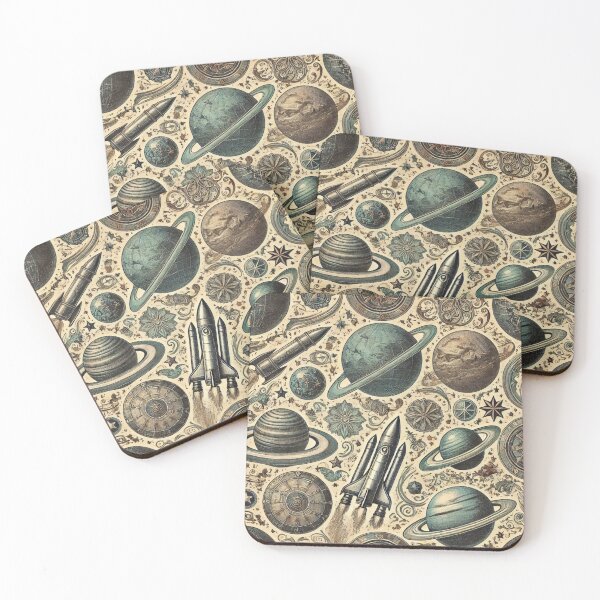 Item preview, space themed pattern designed and sold by TEEJAMBOREE.