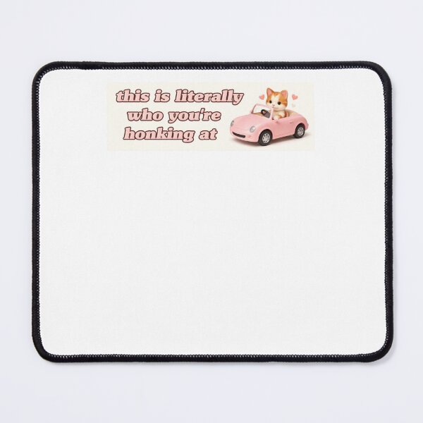 Item preview, This Is Literally Who You're Honking At Cute Cat Driver Funny Honk designed and sold by krystalRomanart.