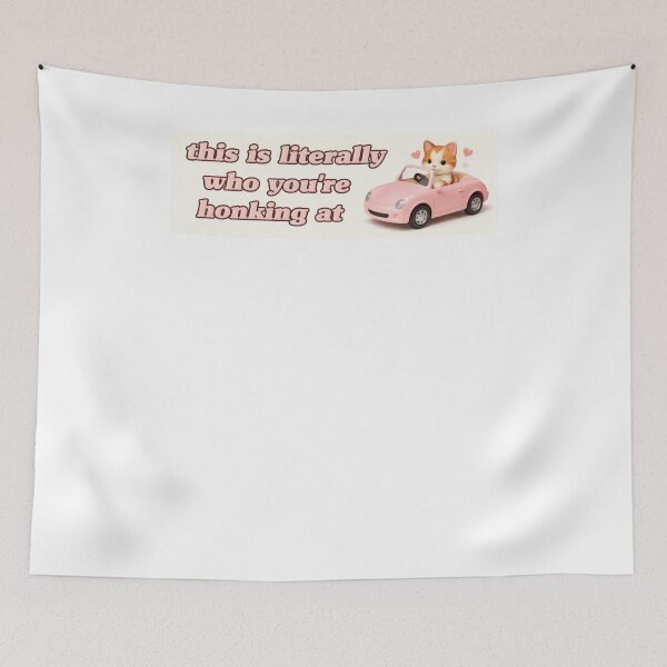 Item preview, This Is Literally Who You're Honking At Cute Cat Driver Funny Honk designed and sold by krystalRomanart.