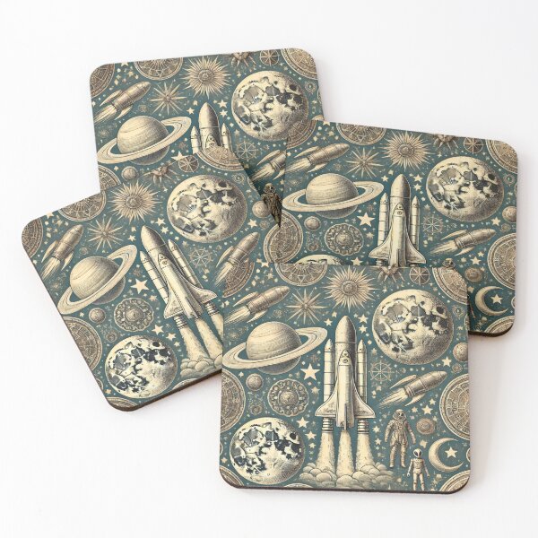 Item preview, space themed pattern designed and sold by TEEJAMBOREE.