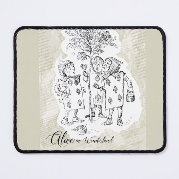 Item preview, Alice in Wonderland - Playing Cards Painting Roses (ink drawing by ACCI) designed and sold by VanyssaGraphics.