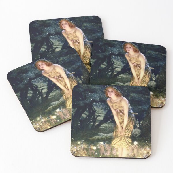 Item preview, Fairy Art Nouveau Woodland Fairy Queen Illustration for Fantasy Lovers designed and sold by RickE.