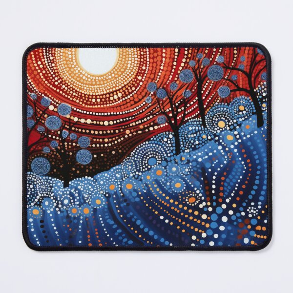Item preview, Aboriginal Inspired Dot Art - Water Flood designed and sold by GrinGalore.