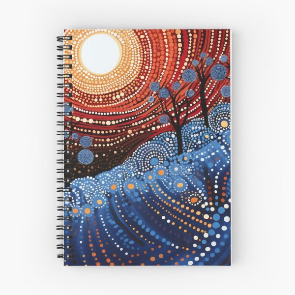Item preview, Aboriginal Inspired Dot Art - Water Flood designed and sold by GrinGalore.