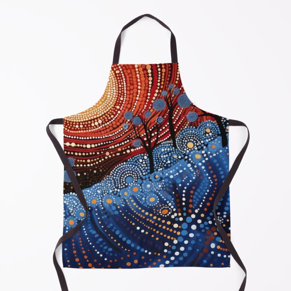 Item preview, Aboriginal Inspired Dot Art - Water Flood designed and sold by GrinGalore.