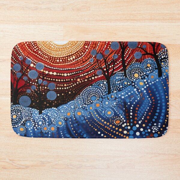 Item preview, Aboriginal Inspired Dot Art - Water Flood designed and sold by GrinGalore.