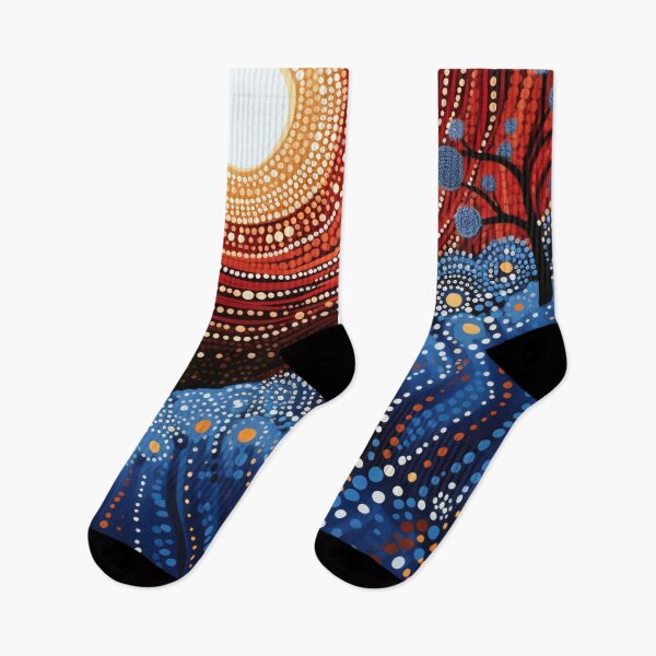 Item preview, Aboriginal Inspired Dot Art - Water Flood designed and sold by GrinGalore.