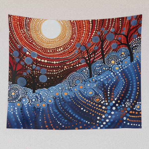 Item preview, Aboriginal Inspired Dot Art - Water Flood designed and sold by GrinGalore.