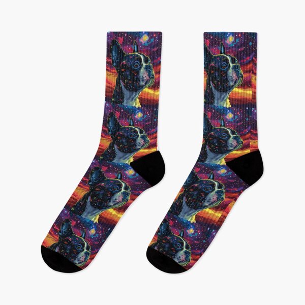 Item preview, Stargazing Boston Terrier designed and sold by MendaciousMina.