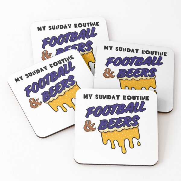 Item preview, Baltimore Ravens Sunday Football & Beers designed and sold by ThatFootball12.